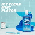 thumbnail image 3 of ACT Total Care Anticavity Fluoride Mouthwash with 11% Alcohol, Icy Clean Mint, 33.8 fl. oz., 3 of 7