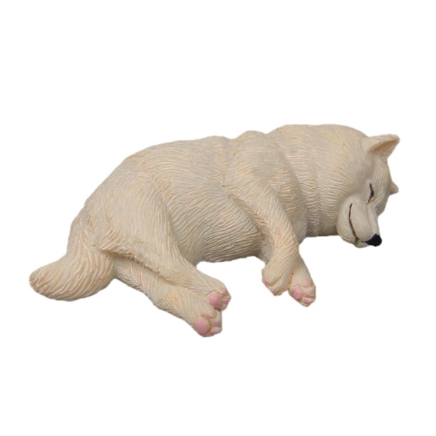 Lindo imán de nevera para perro, decoración de juguetes de cocina, imanes de nevera de animales para coche, cocina, nevera, decoración de aula Beige