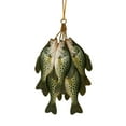thumbnail image 2 of DAMAI Fishing Lover’s Christmas Ornament, Realistic Stringer of Fish Ornament,Lifelike Fish Bundle Holiday Tree Decoration, Outdoor-Themed Hanging Ornament for Fishermen and Nature Enthusiasts, 2 of 3