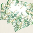 EcoFriendly Eucalyptus Greenery Paper Placemats 50Pack Disposable