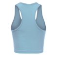 thumbnail image 3 of FashionMille Women's Buttoned Sleeveless Casual Rib Racerback Crop Tank Top Summer Shirt, 3 of 5