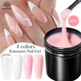 thumbnail image 2 of BORN PRETTY 1kg Jelly ExtensionNail Gel White Pink Clear Gel Nail Polish Soak Off Gel Varnish Self Leveling Nail Gel Hard Gels Gong Bohan LED, 2 of 2