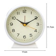thumbnail image 6 of UDIYO Analog Clock, Alarm Clock Battery Operated, Silent Non Ticking Desk Clocks for Kids Student, Clock for Bedroom with Night Light Function, Simple Stylish Design, Vintage Clock, 6 of 7