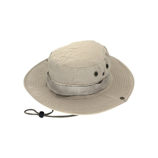 Outddor Sun Hat Bucket Hat Unisex Summer Bush Fishing Hiking Round Cap
