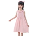thumbnail image 4 of Ruyang Toddler Girls Hawaiian Sundress Crewneck Cute Flower Printed Jumper Skirts Summer Beach Vacation Tank Dresses, 4 of 8