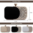thumbnail image 4 of Fashion Womens Rhinestones Evening Clutch Bag Wedding Purse Bridal Prom Handbag Party Bag, 4 of 7