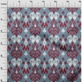 thumbnail image 2 of oneOone Silk Tabby Fabric Paisley Ikat Printed Craft Fabric BTY 42 Inch Wide, 2 of 4