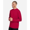 thumbnail image 2 of CORE365 CE10L Unisex Capital Long Sleeve Performance T-Shirt-Classic Red-S, 2 of 6