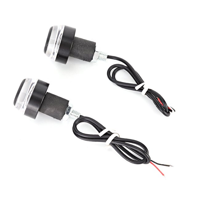 Motorcycle Handlebar Light Motorcycle Handlebar Signal Light Motorcycle Marker Lamp Motorcycle Lamp Motorcycle LED Handlebar Turn Signal Light DC 12V White Yellow Flasher Side