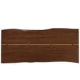 thumbnail image 5 of Modway Viggo 96" Live Edge Acacia Wood and Metal Dining Table in Black/Walnut, 5 of 10