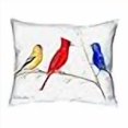 thumbnail image 3 of Betsy Drake HJ490 Bird & Roses Large Indoor & Outdoor Pillow - 16 x 20 in., 3 of 3