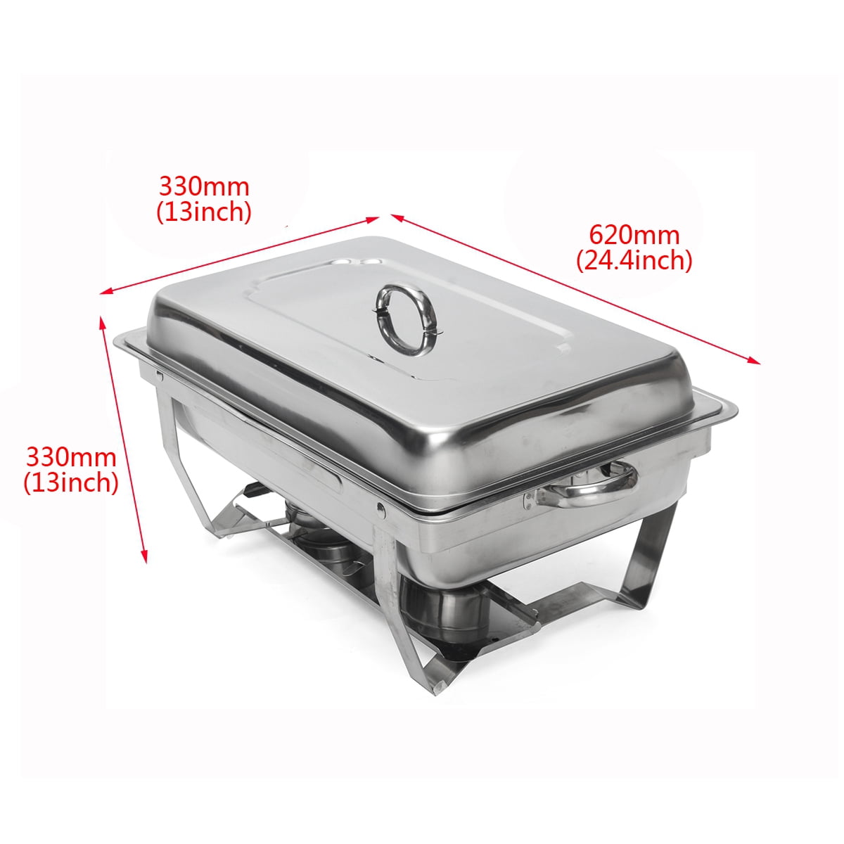 9 Quart Chafing Catering Fuel Buffet Server Food Warmer FullSize 9