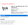 thumbnail image 2 of Idler Arm - Compatible with 1983 - 1986 Chevy C30 1984 1985, 2 of 2