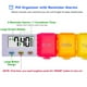 thumbnail image 2 of [Organizador de píldoras] TBsoon para 7 días con 5 alarmas, temporizador, reloj y arcoíris, 2 of 6
