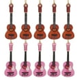 thumbnail image 1 of Shisuyan 10pcs Xmas Miniature Instruments DIY Mini Guitar Model Christmas Tree Guitar Decors, 1 of 8