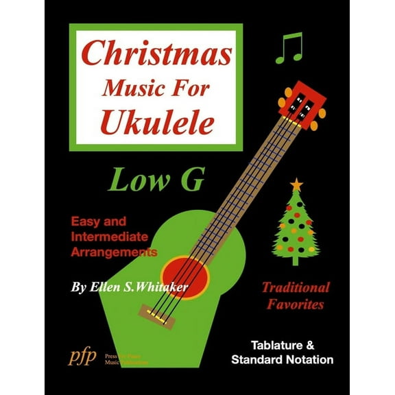Christmas Music for Ukulele: Low G, (Paperback)