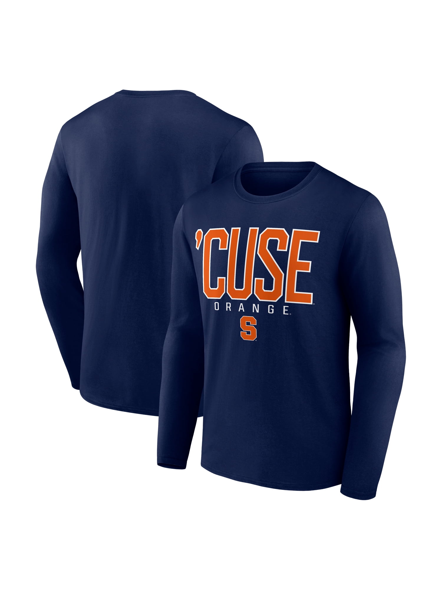 NCAA Syracuse Orange Men's Cotton Navy Long Sleeve T-Shirt