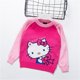 thumbnail image 3 of Hello Kitty nueva moda para niños suéter de cuello redondo suéter de niña doble algodón lindo hilo jersey bajo de punto camisa, 3 of 4