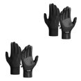 thumbnail image 2 of Guardurnaity 1 par de guantes de ciclismo a prueba de viento pantalla táctil antideslizante manopla de esquí manoplas térmicas portátiles Negro METRO 2piezas, 2 of 6