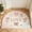 A, variant on Non Slip Semicircle Valentines Doormat 16x24 Inch Absorbent Entrance Mat Kitchen Bathroom Rug Washable Floor Mat Holiday Decor for Home Doorway Porch