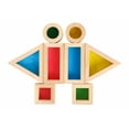 thumbnail image 4 of TOOKYLAND Wooden Sensory Block Set - 8pcs - Rainbow Stacking Blocks for Ages 2+, 4 of 9