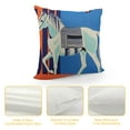 thumbnail image 4 of ARISTURING  Horse Throw Pillow Covers Modern Fashion American Style Fabric Cushion Cover for Couch Sofa Bed, 4 of 5