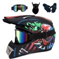 thumbnail image 1 of Casco Protector Motocross SVIII/YP201  Incluye Guantes/Goggles/Balaclava 4 Piezas En 1, 1 of 7