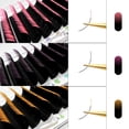thumbnail image 3 of ABONNIE Extensiones de pestañas con volumen clásico de color ombré, pestañas de colores esponjosas hechas a mano, suministros de volumen, 3 of 5