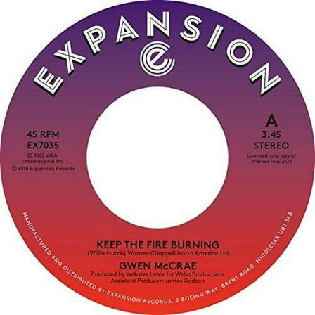 Keep The Fire Burning / Funky Sensation (Vinyl) (7-Inch)