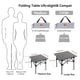 thumbnail image 3 of Opliy Mesa plegable para acampar, mesa portátil para 1-2 personas: mesa plegable liviana con bolsa de transporte para acampar, hacer caminatas, picnics, barbacoas, viajes a la playa y hacer cola (16,5, 3 of 5
