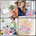 thumbnail image 6 of Case for Samsung Galaxy Tab A11,Anti drop silicone+PC Layer Protective Case 360 ° Rotating Bracelet Handle Stand ,Shoulder Strap, Heavy Duty Shockproof Tablet Case,Colorful Purple,For Galaxy Tab A11, 6 of 7
