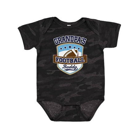 

Inktastic Grandpa Football Buddy Outfit Gift Baby Boy or Baby Girl Bodysuit