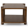 thumbnail image 4 of Safavieh Edisyn 2 Shelf Solid Wood Coffee Table in Medium Oak, 4 of 8