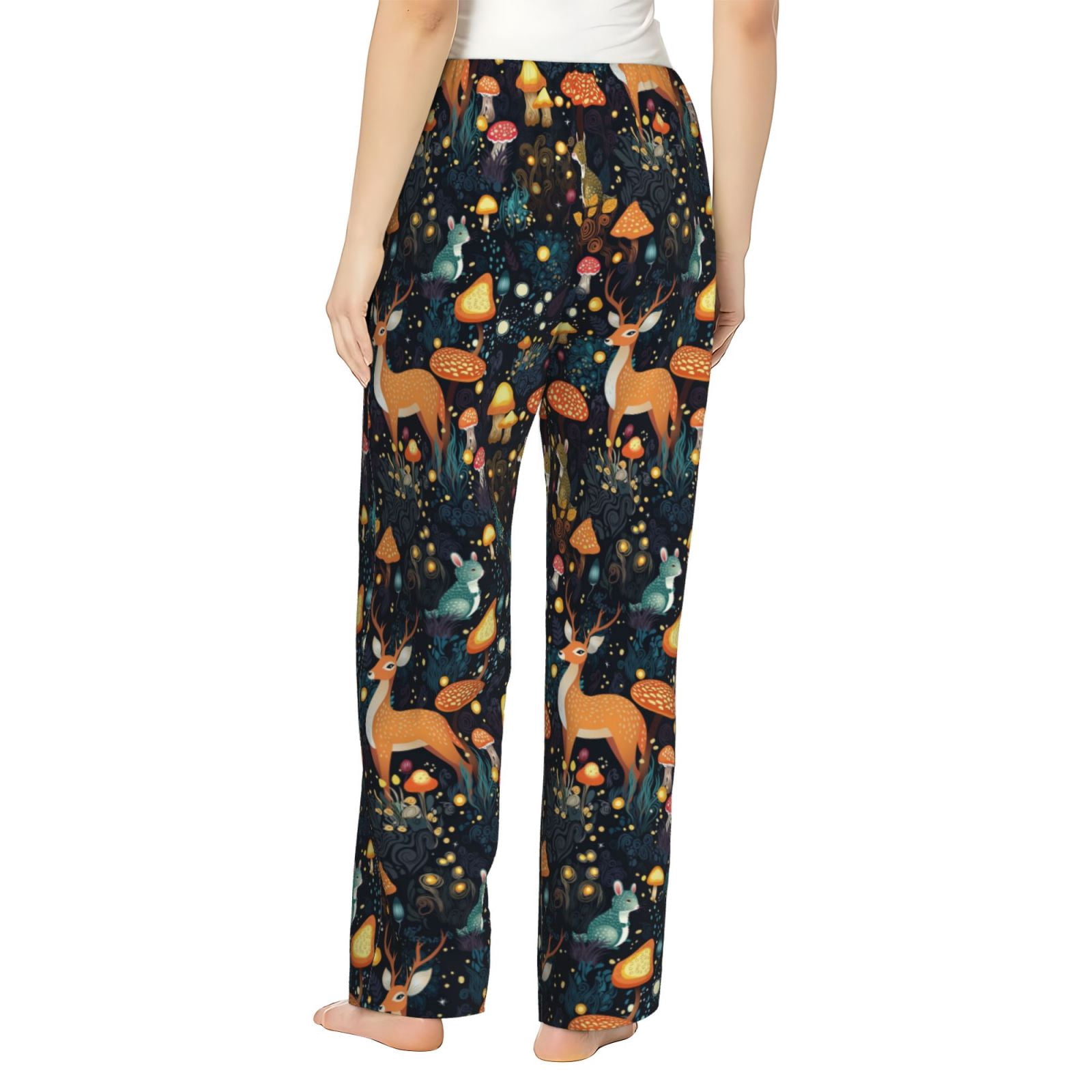 Xecao Forest Elf Women's Straight Lounge Pajama Pants: The Epitome of Relaxed Sleepwear