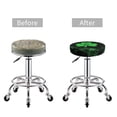 thumbnail image 5 of Fotbe St Patrick's day Pattern Stool Covers Round,Waterproof Round Bar Stool Covers Bar Chair Covers Washable Stool Cushion Slipcover for 12-14 Inch Chair-12 inch, 5 of 7
