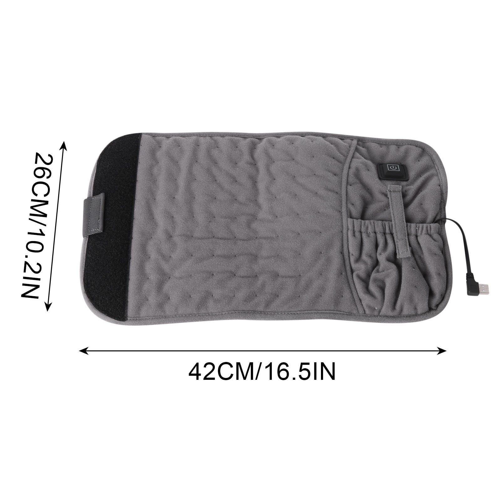 Asxite Electric Heated Blanket, Heating Pad Back Wrap With Strap Contoured For Back Pain Relief 3 Heat Settings With 2 Hour Auto Off