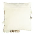 thumbnail image 4 of SAFAVIEH Honor Aztec Fringe Geometric Pillow, 20" x 20", Grey/Ivory, 4 of 4