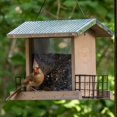 thumbnail image 3 of Alimentador Tolva para Pájaros Wild Wings WWGF2 en Cedro Galvanizado, 3 of 9