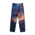 thumbnail image 6 of Daiia Starry Sky Flying Tiger Men's Sleep Pant with Pockets and Drawstring,Pajama Pants-Medium, 6 of 9