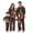 Dark Olive/Burgundy Plaid, variant on Onlypjs Family Christmas Pajamas Matching Sets, Christmas Tree Raglan Tops with Plaid Pants, Holiday Lounge Sets for Couples, Women and Men