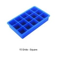 thumbnail image 2 of Square Ice Cube Maker Silicone Mold Icing Fruit Juice Wine Beverage Tray Mould DIY Molds Accessory Bar Cafe Restaurant Blue, 2 of 9