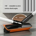 thumbnail image 4 of RKSTN portable broom 2 In 1 Scalable Cleaning Floor Scrub Brush Floor Brush With Handle Grout Brush Scrape V-Shape Stiff Bristle Cleaning Brush With Squeegee 180° Rotating, 4 of 7