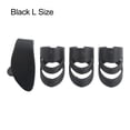 thumbnail image 4 of GLFILL High Quality Finger Picks for Acoustic Electric Guitar 4Pcs Set SLM Size Black L, 4 of 9