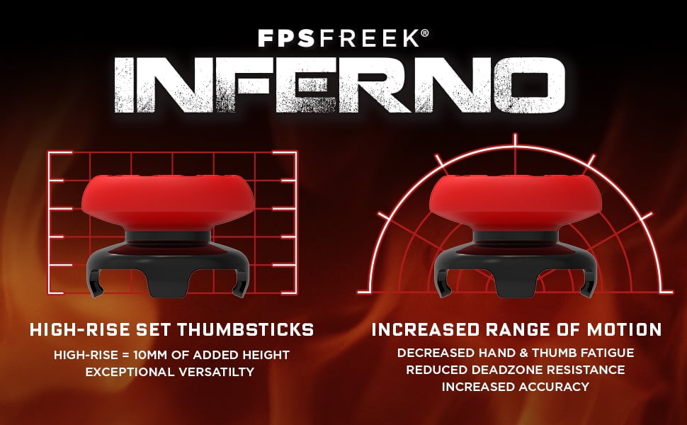 Kontrolfreek fps freek inferno thumbsticks for playstation 4 deals