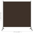 thumbnail image 4 of vidaXL Paravent 1 Panneau Brun 175x180 cm, 4 of 4
