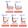 thumbnail image 3 of 10pcs Garage Hook Garage Hooks Heavy Duty Tool Hooks Garage Hooks Wall Mount Garage Organization Rack for Bicycle Storage, 3 of 5