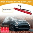 thumbnail image 2 of Unique Bargains Third Brake Stop Light No.68140780AA Car Auxiliary Brake Lamp High Level Brake Light for Fiat 500 2012-2019 ABS Red 1 Pcs, 2 of 8