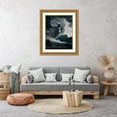 thumbnail image 3 of Maki 26x31 Gold Ornate Wood Framed With Double Matting Wall Art Titled - Crash Against The Light Ii, 3 of 6