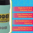 thumbnail image 4 of BOB THE COOLER CO - 12oz "Bob's Chillin" Double Wall Vacuum Insulated Slim Can Cooler, Stainless Steel Can Cooler for Camping Beverages, Drink, Beer, Beach & More, 4 of 9