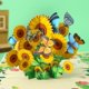 thumbnail image 3 of Juego de 2 tarjetas desplegables de girasol, tarjetas de felicitación 3D hechas a mano para el día de la madre, día de San Valentín, boda, aniversario, amor, romance, agradecimiento, pensamiento en ti, 3 of 5